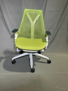 ★HermanMiller★ハーマンミラー セイルチェア ミドルバック 肘付 モデル：AS1YA22HA★現状引き渡し★