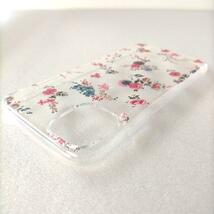 iPhone11 クリア ケース ピンク 花柄 かわいい アイフォン_画像5