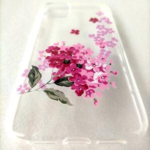 iPhone11 クリア ケース 花柄 赤 かわいい アイフォンの画像6