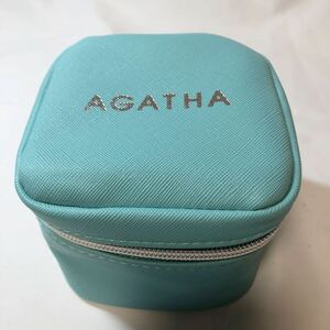 アガサ　AGATHA 小物入れ 化粧ポーチ ジュエリーケース　巾着袋　約10×10×9cm
