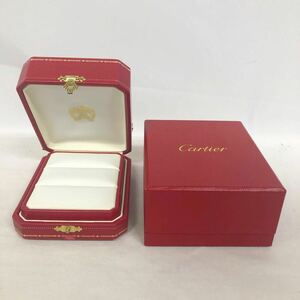 Cartier カルティエ 空箱 結婚指輪　ペアリングケース　リング用　空箱　BOX 指輪用　ジュエリーケース