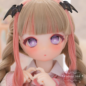 Art Auction ☆Violetta10th☆ DDH-27 SW肌 カスタムヘッド+アイ No.379, 人形, キャラクタードール, ドルフィードリーム, パーツ