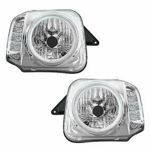 JB23W ジムニー CCFL リング 付き LED ウィンカー ヘッド ライト クリア 左右セット スズキ