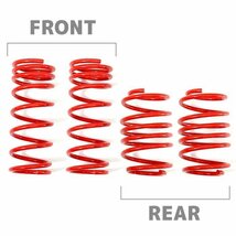 MH23S ワゴンR ローダウン サスペンション 1台分 セット 新品 フロント リア F R ダウンサス サス スプリング スズキ_画像3