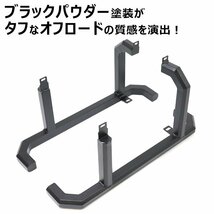 スーパーキャリイ DA16T スクエア サイド ガード 角型 新品 オフロード アゲトラ 足掛け バー ステップ スズキ トラック キャリー キャリィ_画像4