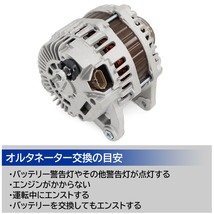 日産 ADバン VY12 オルタネーター 23100-ED01A A2168S 互換品 6ヵ月保証 1N21-18-300 MQ701146_画像2