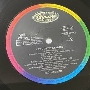 1991年 輸入盤 MC HAMMER LET'S GET IT STARTED MCハマー 12インチ アナログ レコード HIPHOP オールドスクール US盤/オリジナル レトロ/DNの画像5