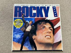 レア 輸入盤 1990年 ROCKY V 映画 12インチ アナログ レコード ロッキー5 サウンドトラック/洋楽/DN