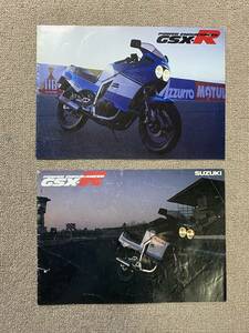 昭和レトロ SUZUKI GSX-R スズキ 400cc バイク 当時物 カタログ オートバイ 旧車 パンフレット/ビンテージ バイク レトロ 資料C/QH