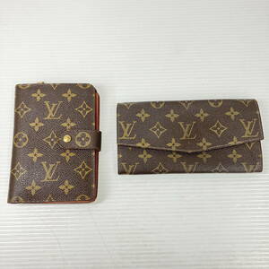 2401604-056 LOUIS VUITTON ルイヴィトン モノグラム M61207 ポルト パピエ ジップ 二つ折り財布/No.212 長財布 計2点