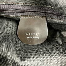 2402011-001 GUCCI グッチ バンブー ナイロン 2WAY ショルダーバッグ ハンドバッグ _画像4