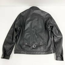 2402011-014 KADOYA カドヤ K's LEATHER 革 レザージャケット ライダースジャケット LIX DTL 279 サイズ3L ②_画像2