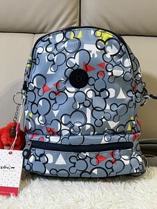 KIPLING キプリング ミニリュックサック ショルダーバッグ 2WAY USE 旅行用 ミッキーバージョン