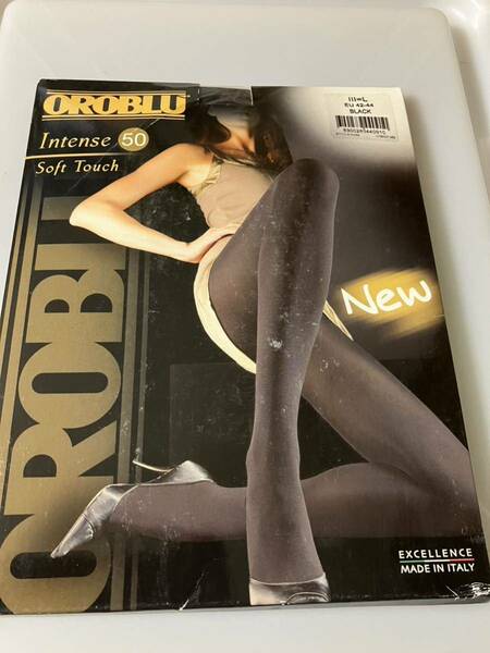 【送料無料】 OROBLU insente 50 soft touch L eu 42-44 black 50デニール タイツ tights オロブル 高級 イタリア ブラック ソフトタッチ