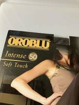 【送料無料】 OROBLU insente 50 soft touch M eu 40-42 singapour 50デニール タイツ tights オロブル 高級 イタリア製 ソフトタッチ_画像2