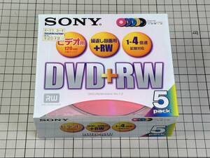 [ новый товар нераспечатанный ]SONY Sony запись для DVD+RW 4.7GB 120 минут 4 скоростей 5 листов упаковка [5DPW120FX]