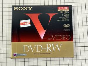 B【新品未開封】SONY ソニー　ビデオ用DVD-RW DMW120G