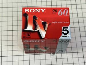 【新品未開封】ソニー　(SONY) 　5DVM60R3　MiniDV　DVM60　LPモード　60分　5本セット