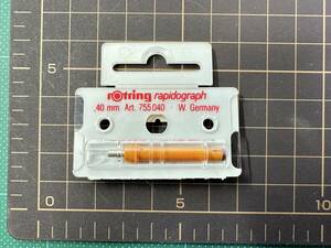 【新品未使用】ロットリング　製図ペン　Rotring Rapidograph ,40mm, Replacement Nib (Art. 755040)　　