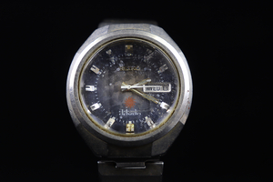 【ジャンク】SEIKO 6106-7670 セイコー 腕時計 avan アドバン シルバーカラー 青文字盤 自動巻き メンズ ブランド時計 004IDIIB32