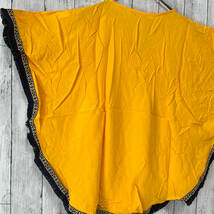 エスニックシャツ ポンチョ ドルマン フリンジ エスニック 半袖シャツ レディース フリーサイズ タイ製品 c-500_画像7