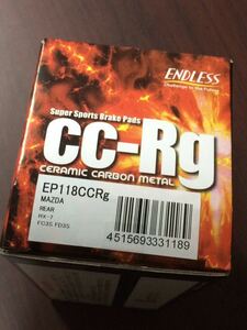 ENDLESS Endless CCRg rear pad FD FC RX7 for 