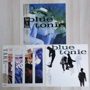【12inch LP EP 3枚まとめて】blue tonic/ブルートニック　Moods for Modern / TAKE / BLUE TONIC　ザ・ルースターズ　井上富雄 帯付き