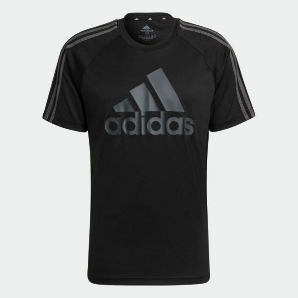 新品・アディダス・ AEROREADY セレーノ ロゴ　半袖Tシャツ 　2XO（3XL) 黒