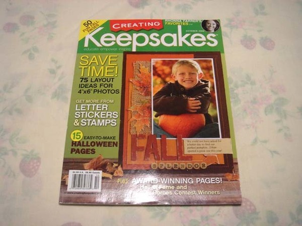 0840◇洋書◇ CREATING Keepsakes OCTOBER 2006スクラップブッキング◇