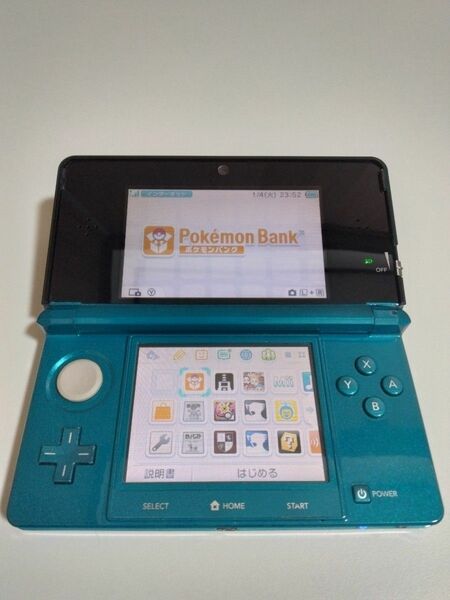 Nintendo 3DS ポケモンバンク ポケムーバー ニンテンドー3DS 任天堂 NINTENDO ニンテンドー アクアブルー