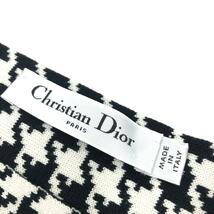 良好◆Christian Dior クリスチャンディオール ワンピース サイズI40◆214L01AM712 ブラック/ホワイト レディース ミディドレス千鳥格子_画像6