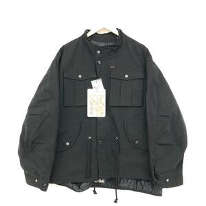 未使用品◆ROMANTIC CROWN ロマンティッククラウン ミリタリー ジャケット M◆ ブラック メンズ アウター RECENT LOGO M65 PARKA