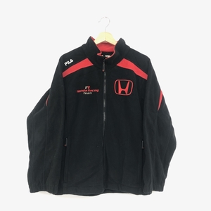 ◆FILA フィラ F1レーシングフリース ジャケット L◆ ブラック メンズ アウター