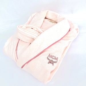 ◆MCM エムシーエム ガウン Lサイズ◆ ピンク 綿100% 日本製 バスローブ