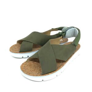 ◆ Сандалии по сандалиям Campale 38 ◆ Khaki Ladies Shoes обувь