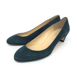  as good as new *CORSO ROMAkoruso Rome pumps 36* navy suede lady's shoes shoes shoes