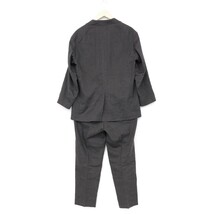 ◆SOVEREIGN (UNITED ARROWS) ソブリン セットアップ サイズL◆ ブラウン リネンウール メンズ 上下セット スーツ 紳士服 シャンブレー_画像2