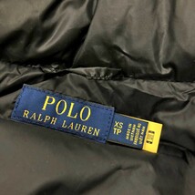 良好◆POLO RALPH LAUREN ポロラルフローレン ダウンジャケット サイズXS◆ ブラック レディース アウター ジップアップ_画像7