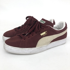 ◆PUMA プーマ スウェードクラシック スニーカー US9◆352634 75 レッド メンズ 靴 シューズ sneakers