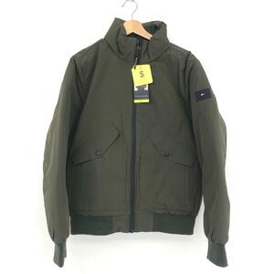 未使用品◆TOMMY HILFIGER トミーヒルフィガー ボンバー ジャケット S◆ カーキ メンズ アウター