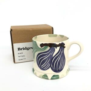 未使用品◆Emma Bridgewater エマ・ブリッジウォーター マグカップ◆ ホワイト 陶磁 イチジク figs ベイビーマグ 洋食器