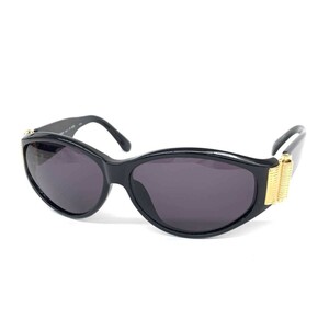 良好◆YvesSaintLaurent(YSL) イヴサンローラン サングラス◆31-6509 ブラック レディース ヴィンテージ UV 日本製 sunglasses