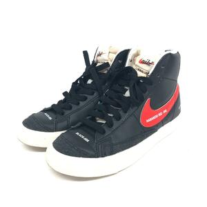 ◆NIKE ナイキ ウィメンズブレーザーミッド77 スニーカー 22.5◆ ブラック レザー レディース 靴 シューズ sneakers