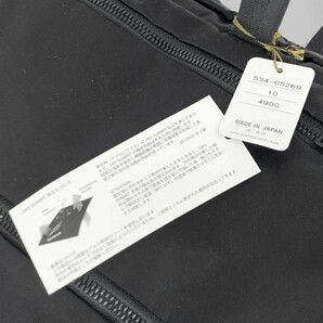 未使用品◆PORTER ポーター ビジネスバッグ◆ ブラック ナイロンツイル 2室 メンズ DRY SUMMIT加工 2WAY ブリーフケース bag 書類鞄 A4の画像6