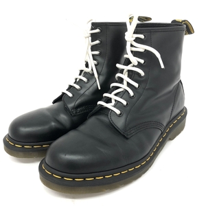 良好◆Dr.Martens ドクターマーチン 8ホール ブーツ UK8◆1460 ブラック メンズ 靴 シューズ boots ワークブーツ