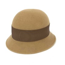 良好◆CA4LA カシラ フェルトハット ◆AK1106 ブラウン フェルト レディース 日本製 帽子 hat 服飾小物_画像3