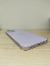 極美品！ Apple iPhone 14Plus simフリー SIMロックなし 256GB パープル バッテリー性能100%_画像4
