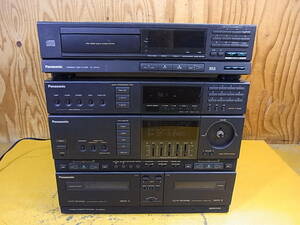 □Cb/356☆パナソニック Panasonic☆CD/カセットテープ システムコンポ☆SA-CD370 SL-CD370☆ジャンク