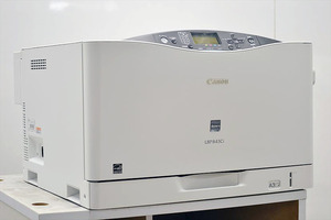 [ used ]84,729 sheets / used A3 color laser printer -Canon/ Canon /Satera LBP843Ci toner cartridge less 