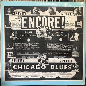 Various / ENCORE for the CHICAGO BLUES US盤 LP